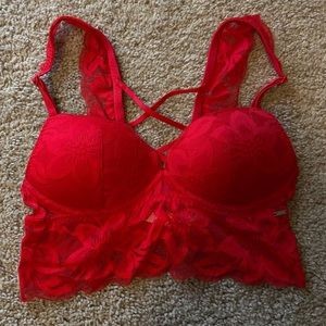 Red Victorias Secret PINK Bralette